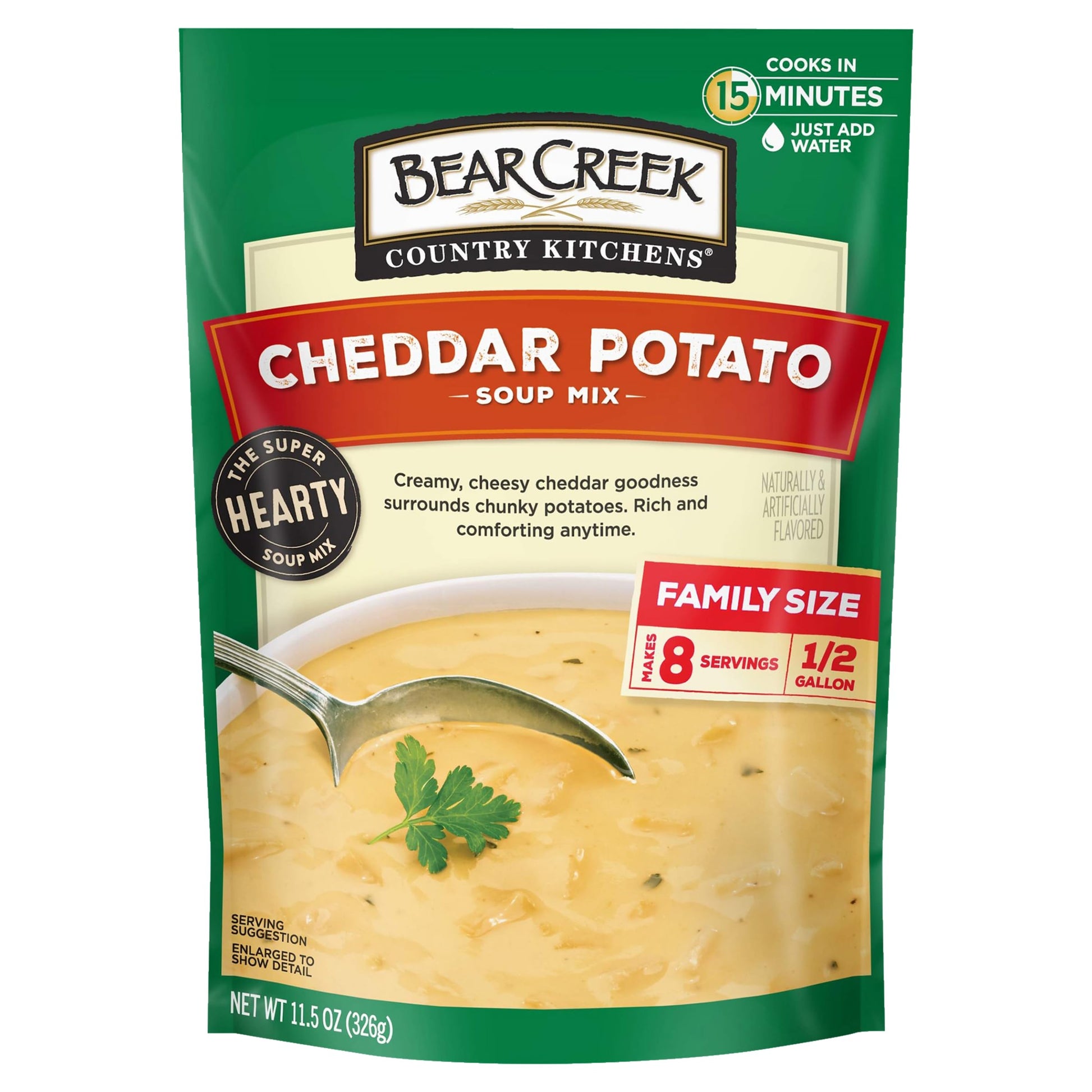 Bear Creek Tortilla Soup Mix – 15-Minute Weekday Meal Solution for Busy Home Cooks, 8 Servings
