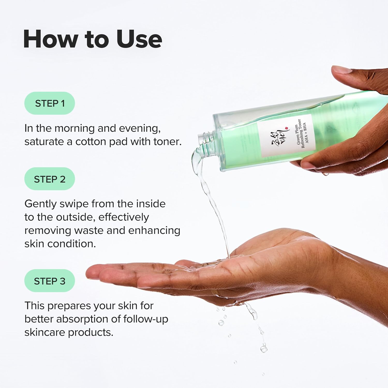 Beauty of Joseon Green Plum AHA BHA Toner – Thoughtful Birthday Gift for Her, Gentle Korean Skincare for Daily Exfoliation