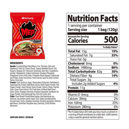 MEP Black Pepper Beef Ramen – Quick Lunch for Remote Workers, 5-Minute Desk Meal