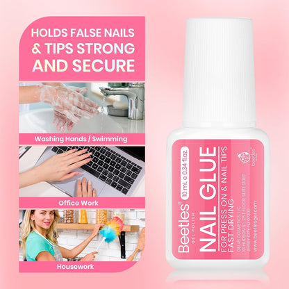 Beetles 10ML Nail Glue – Thoughtful Birthday Gift for Beginners Who Love DIY Press-On Nails