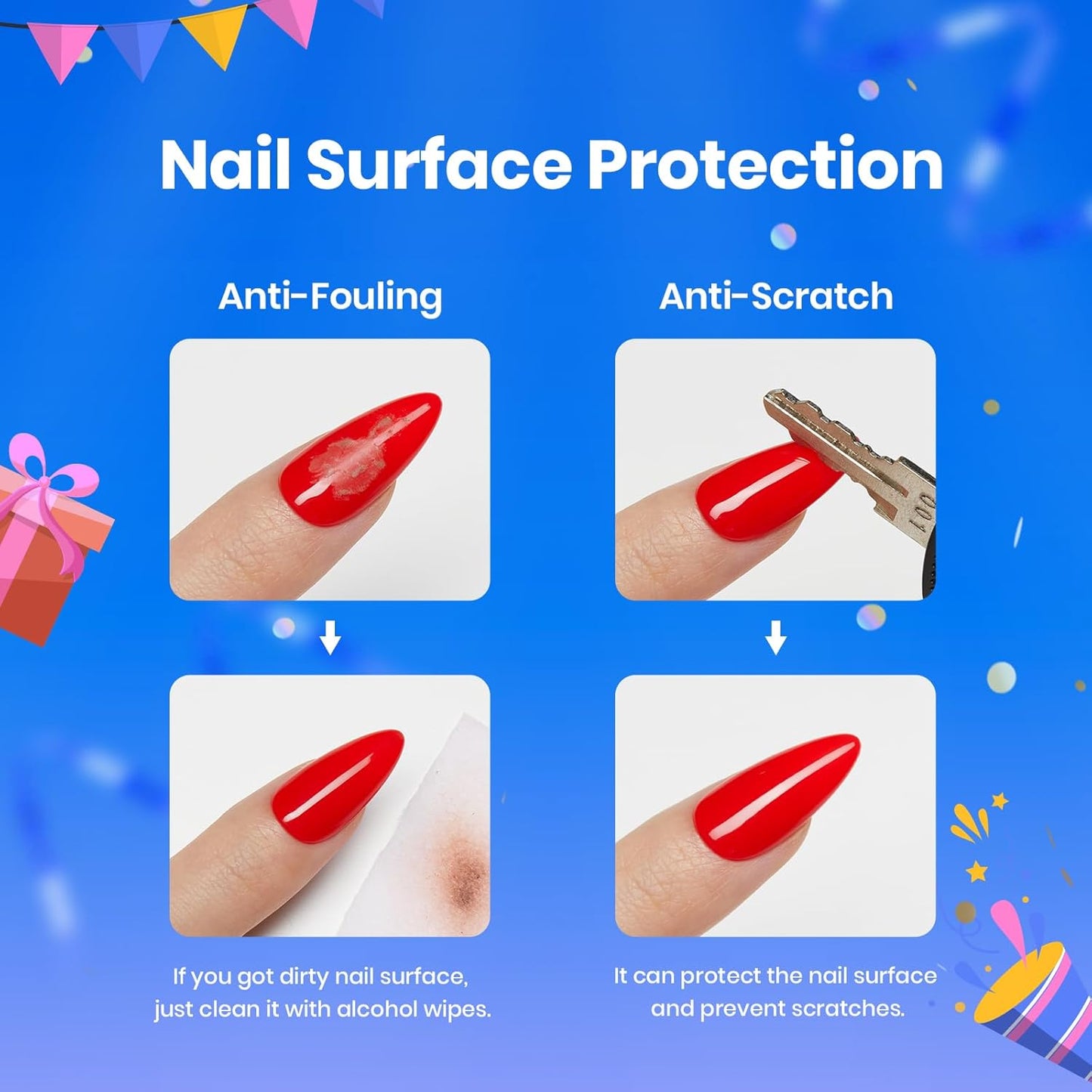 Beetles 3-Step Gel Nail Set – Simple Base Coat White Polish and No Wipe Top Coat for an Uncluttered Vanity