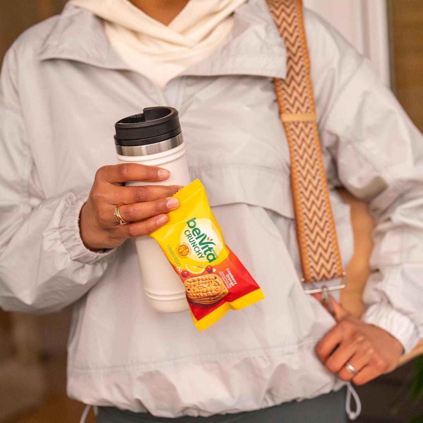 belVita Cranberry Orange Breakfast Biscuits – Simple Pantry Staple for Zero-Prep Mornings, 8 Packs of 4 Bars