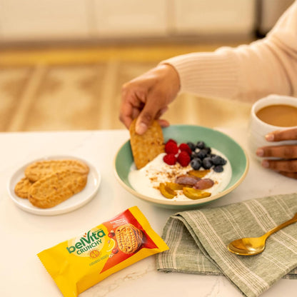 belVita Cranberry Orange Breakfast Biscuits – Simple Pantry Staple for Zero-Prep Mornings, 8 Packs of 4 Bars