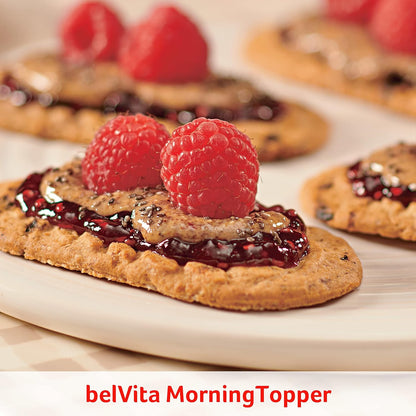belVita Cranberry Orange Breakfast Biscuits – Simple Pantry Staple for Zero-Prep Mornings, 8 Packs of 4 Bars