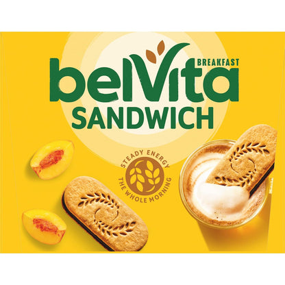 belVita Dark Chocolate Creme Sandwiches – Commute-Friendly Steady Energy for Busy Workdays, 12-Pack Value Box