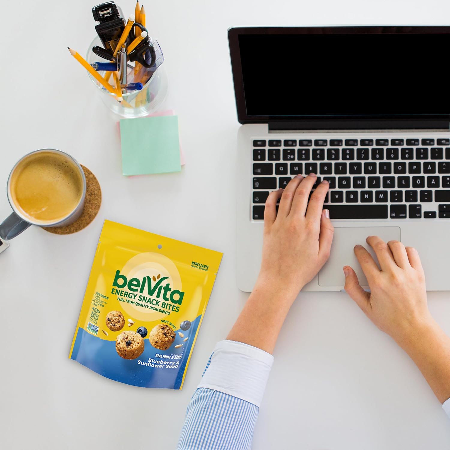 belVita Energy Bites Blueberry Sunflower Seed – Grab-and-Go Commute Bite to Beat the 10 AM Slump