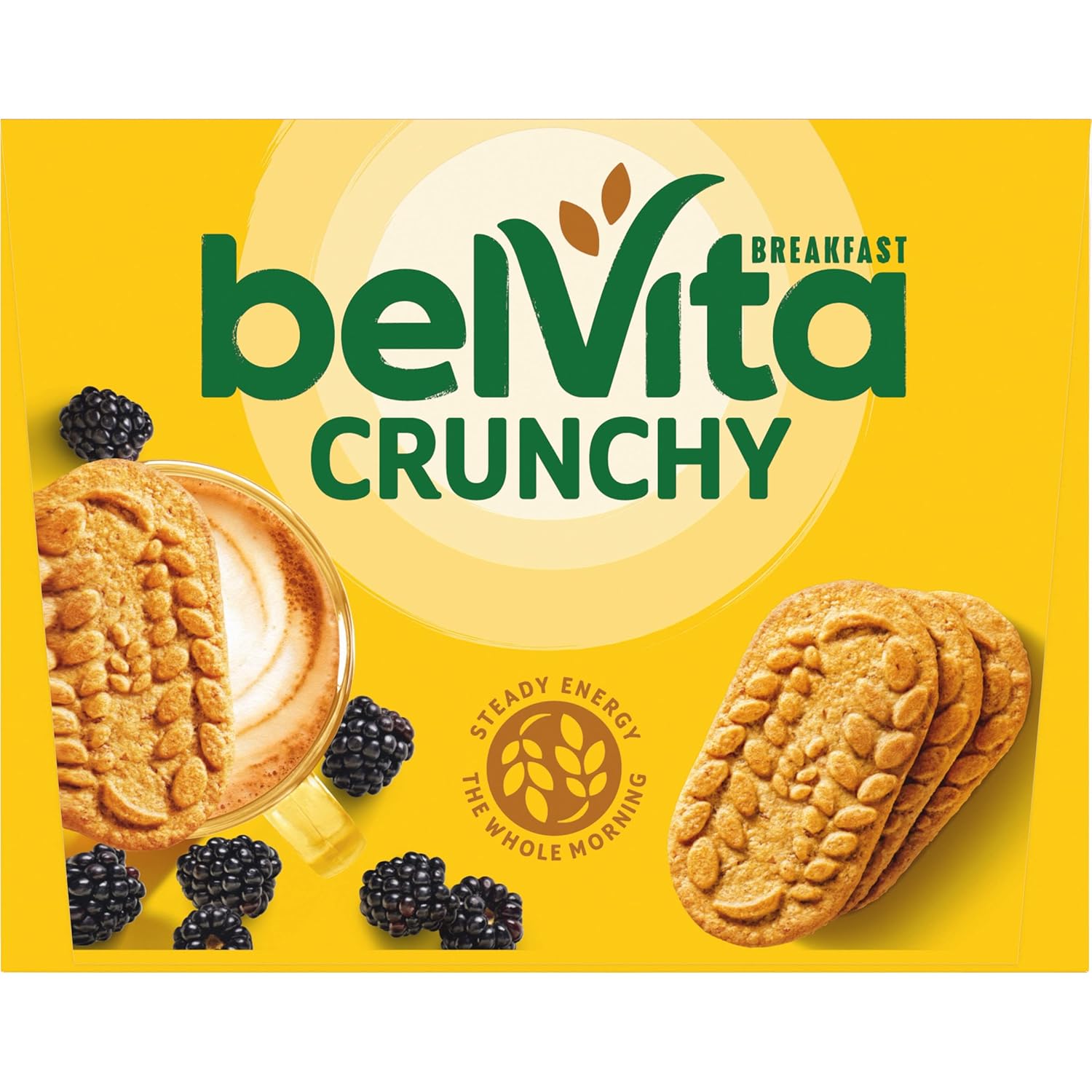 belVita Golden Oat Breakfast Bars 12-Pack — Slow-Release Carbs to Power Workdays and Pre-Meeting Focus