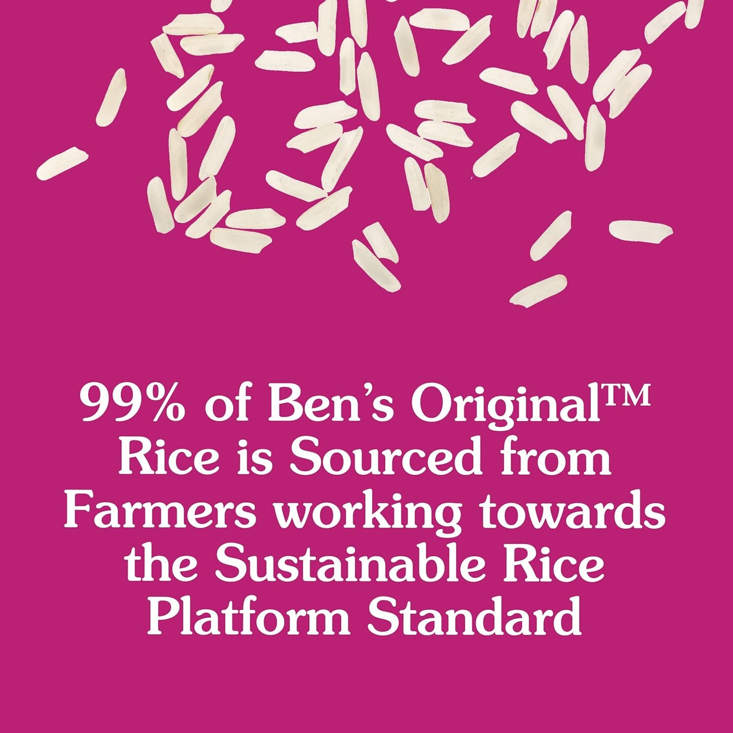 BEN'S ORIGINAL Long Grain White Rice, 5 lb Bag – Family-Sized Side for Kid-Friendly Lunchbox Packing and Dinner Plates