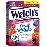 Welch's Fruit Snacks Mixed Fruit – Sideline Sports Snack for Kids' Game Days, 40 Single-Serve 0.8 oz Bags