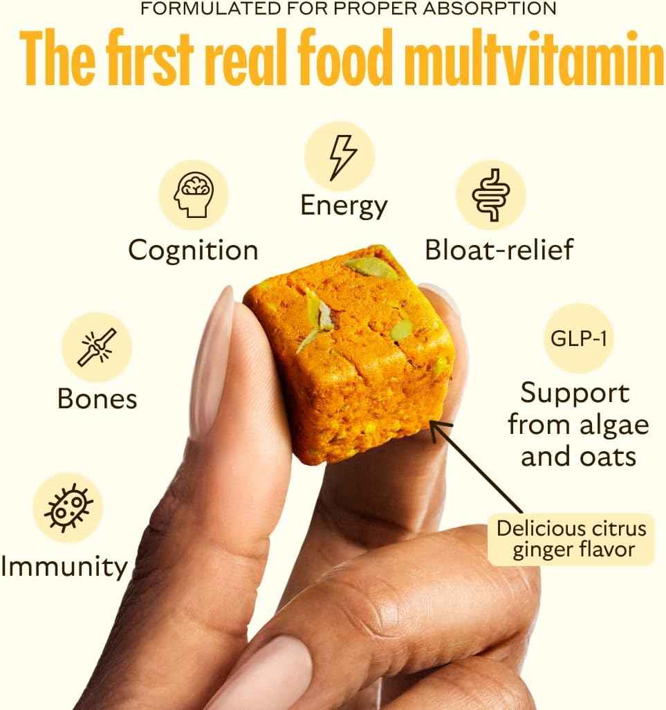 GEM Daily Bites – Mindful Self-Care Supplement for Women, One Calming Chewable Vitamin with Probiotics