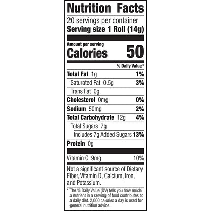 Betty Crocker Fruit Roll-Ups Variety Pack – Holiday Gift Bag Stuffer for Kids, 20 Count Bulk Snack Present