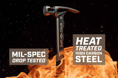 Spec Ops Tools Framing Hammer, 22 oz MIL-SPEC Construction for Outdoor Deck and Fence Builds