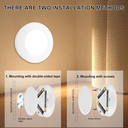 BIGMONAT LED Puck Light – Thoughtful Housewarming Gift for New Homeowners, 3-Pack Warm Touch Activated Set