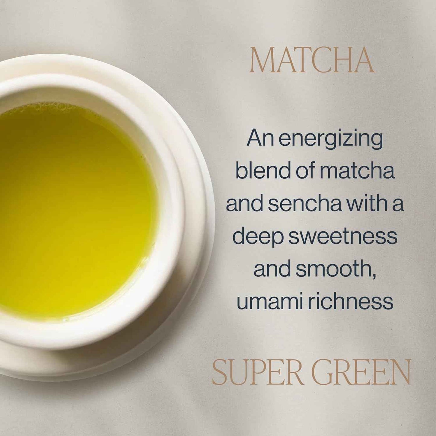 Rishi Tea Matcha Super Green Japanese Tea – Steady Focus Brew for Home Office, No-Crash Caffeinated Sachet