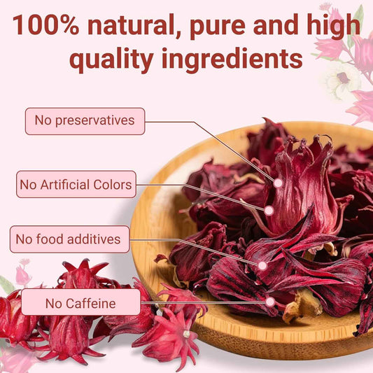 Hibiscus Tea Bags – Camping Morning Brew for Outdoor Dining, Lightweight Herbal Tea Sachets