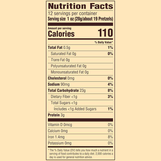 Snyder's of Hanover Unsalted Mini Pretzels – Low-Sodium Crunch for Sodium-Conscious Adults