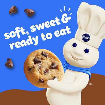 Pillsbury Mini Soft Baked Cookies – Office Break Room Pantry Snack for Shared Team Snacking & Conference Room Treats, 10-Count Box