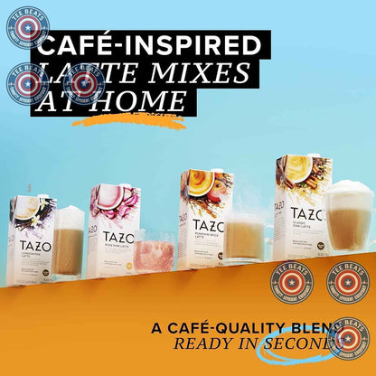 TAZO Chai Latte Concentrate – Quick Afternoon Pick Me Up for Home Office Focus Sessions, 32 oz Carton
