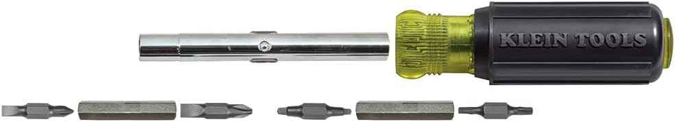 Klein Tools 32500 11-in-1 Screwdriver – Field Service Multi-Tool for Electricians and HVAC Technicians