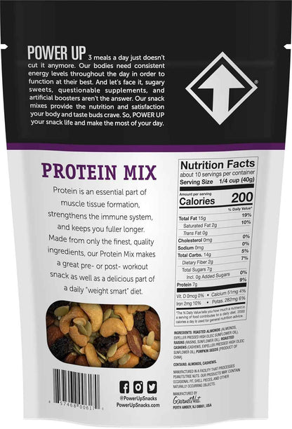 Power Up Premium Trail Mix – Portable Hiking and Camping Fuel, 14oz Resealable Bag