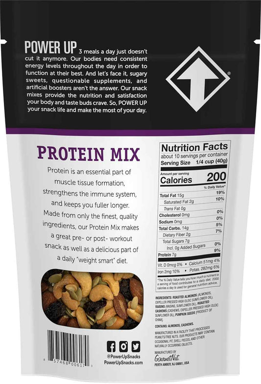 Power Up Premium Trail Mix – Portable Hiking and Camping Fuel, 14oz Resealable Bag