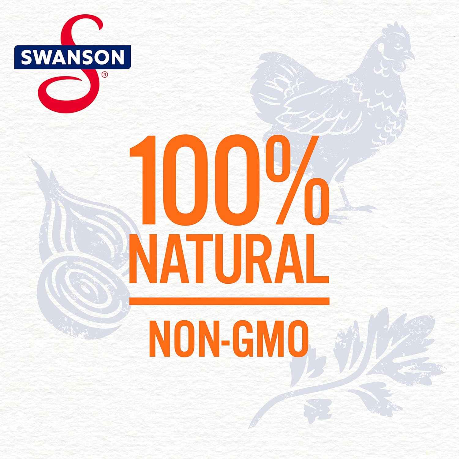 Swanson 100% Natural Chicken Broth – Family-Friendly Broth for Kid-Approved Soups and Noodle Bowls