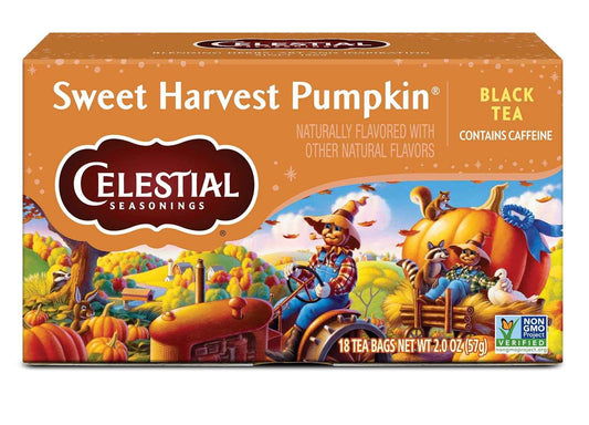 Celestial Seasonings Nutcracker Sweet Black Tea – Calming Vanilla Cinnamon Black Tea for Mindful Morning and Afternoon Breaks