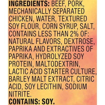 blend of spicy beef, pork, and chicken