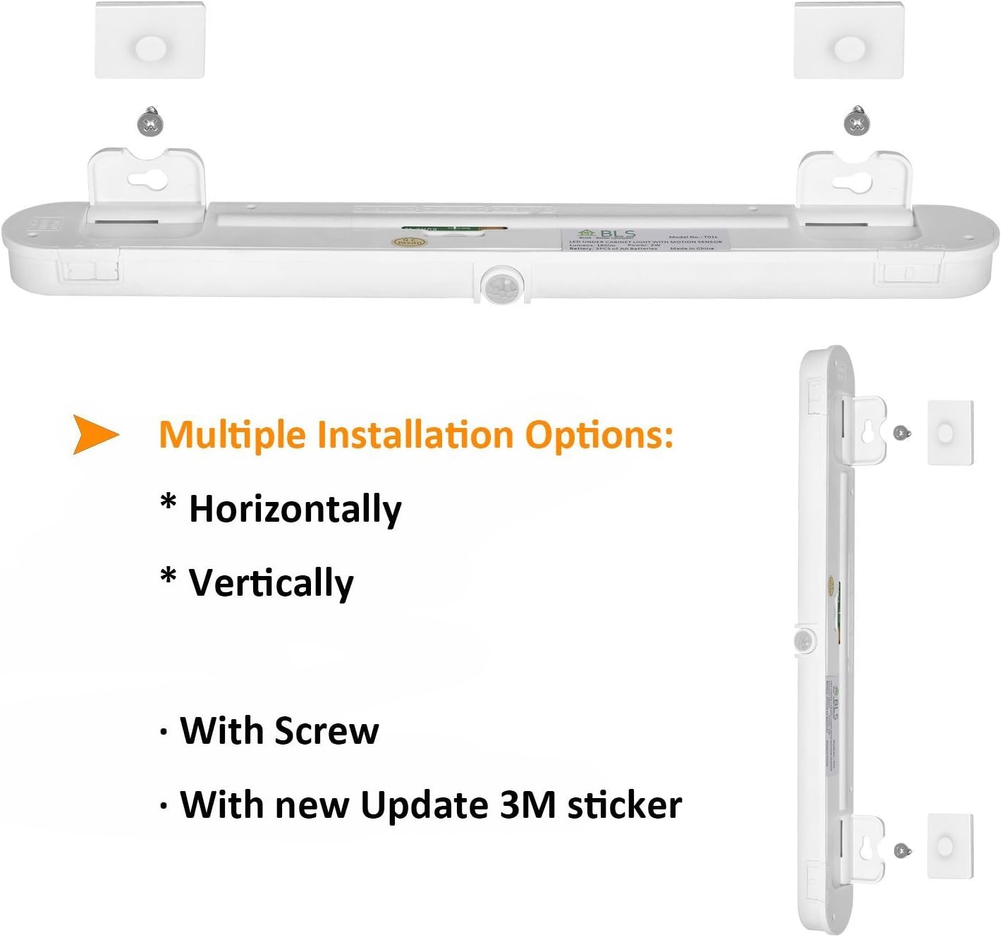BLS T01L Motion Closet Light – Thoughtful Housewarming Gift for New Homeowners, Wireless Under Cabinet LED