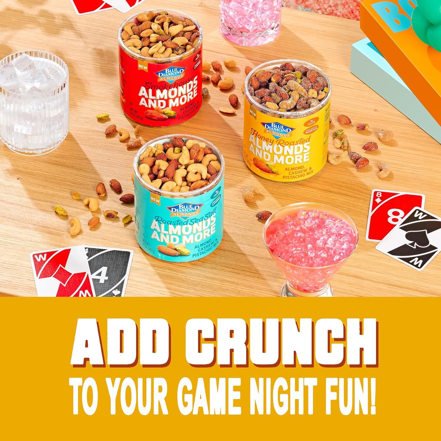 Blue Diamond Almonds Mixed Nuts – Desk Snack for Work From Home Focus and Office Productivity