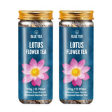 Blue Tea Lotus Flower Tea - 1.40 Oz - 20 Cups | Post-Yoga & Meditation Recovery Drink | Caffeine-Free Floral Infusion for Mindful Practice