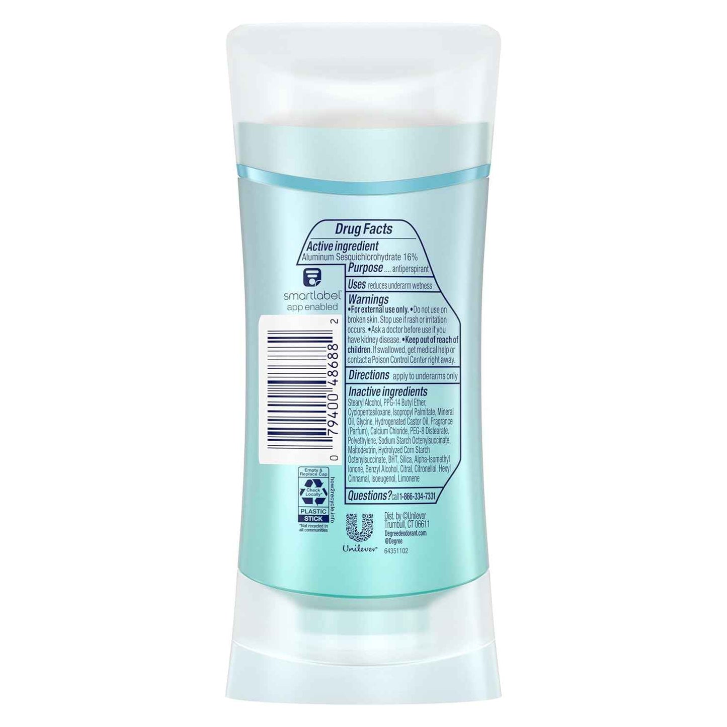 Degree Advanced Protection Vanilla & Jasmine Antiperspirant for Women – Self-Care Nightly Ritual for Lasting Freshness