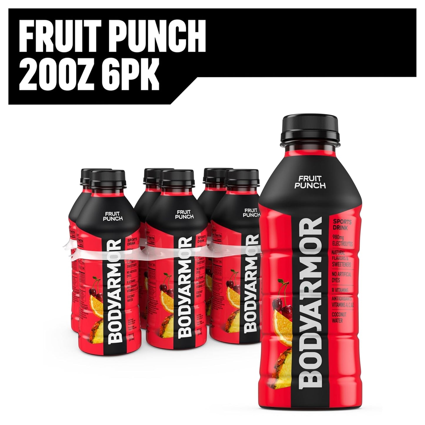BODYARMOR Sports Drink – Home Office Hydration for Focus and All-Day Energy, No Artificial Sweetener Coconut Water