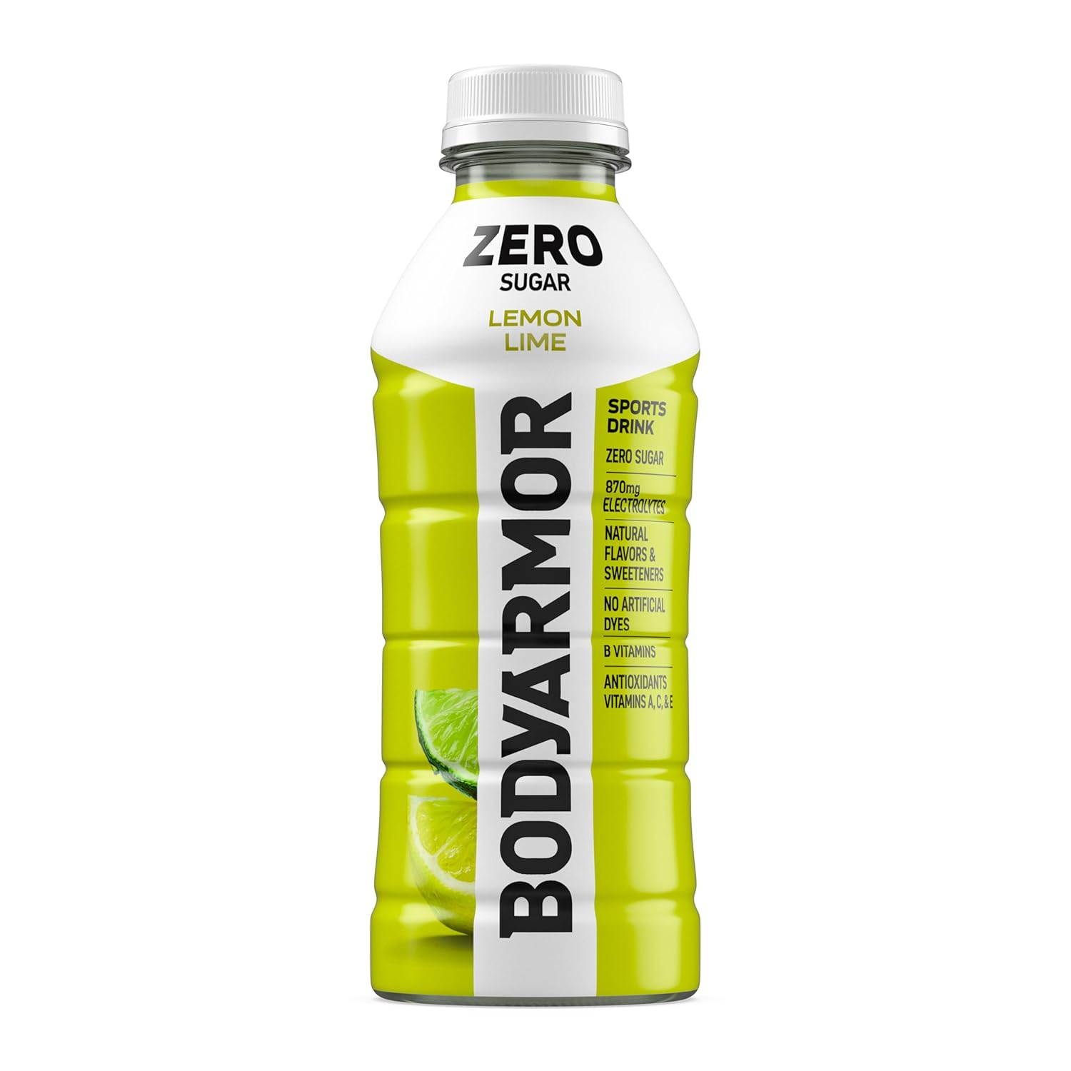 BODYARMOR ZERO Sugar Lemon Lime – Clean-Label Electrolyte Drink for an Uncluttered Wellness Fridge