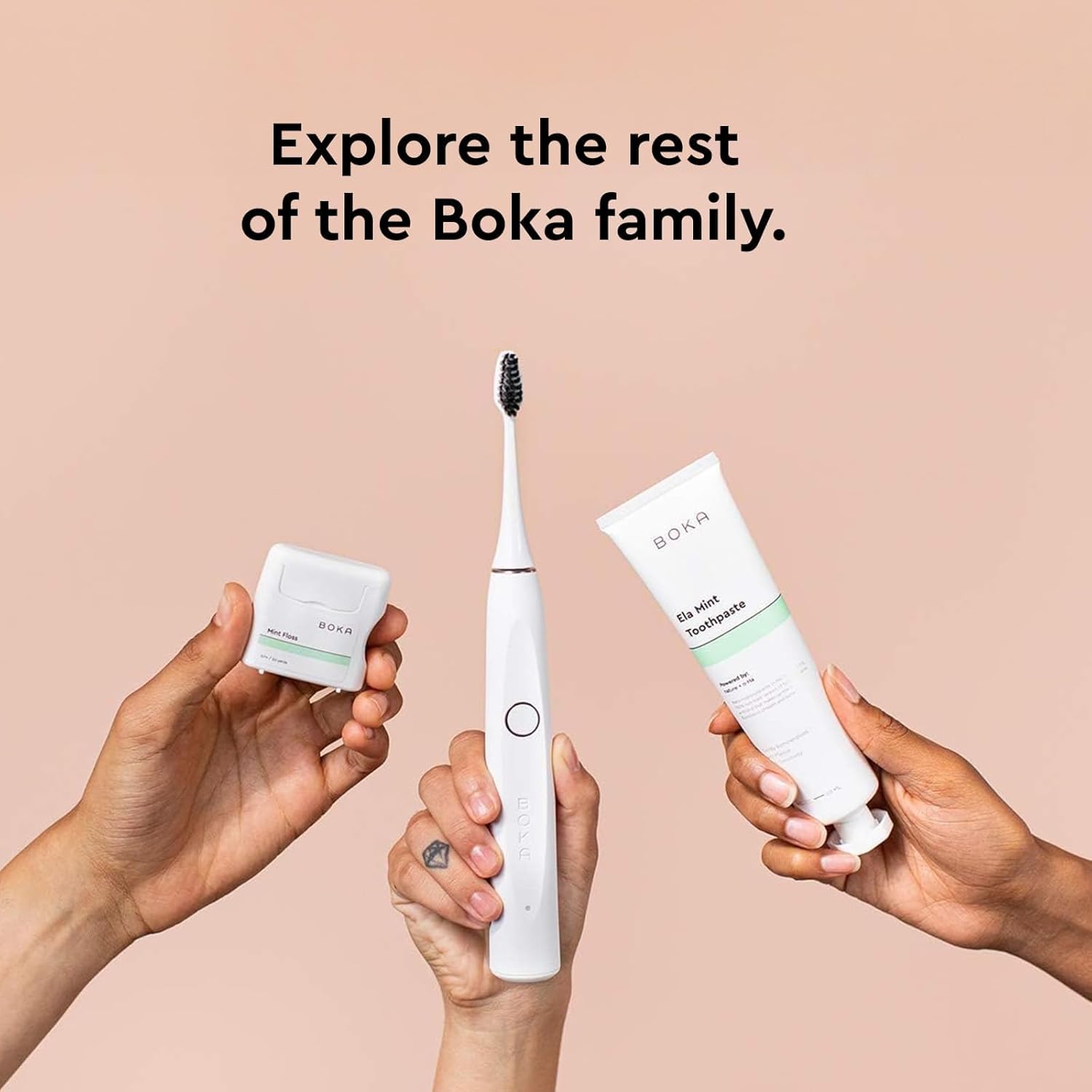 Boka Nano Hydroxyapatite Toothpaste – SLS Free and Fluoride Free Gentle Formula for Sensitive Mouths and Recovery Routines
