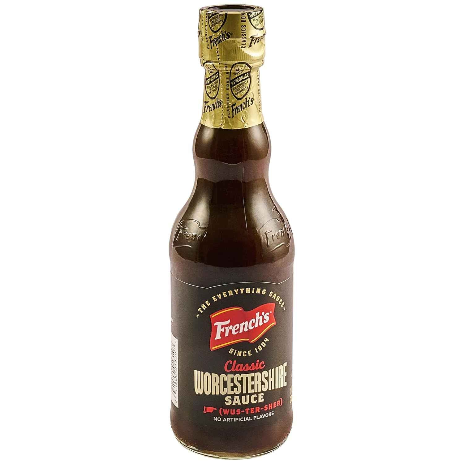 French's Worcestershire Sauce, 10 fl oz – Time-Saving Flavor Booster for Meal Prep and Family Dinners