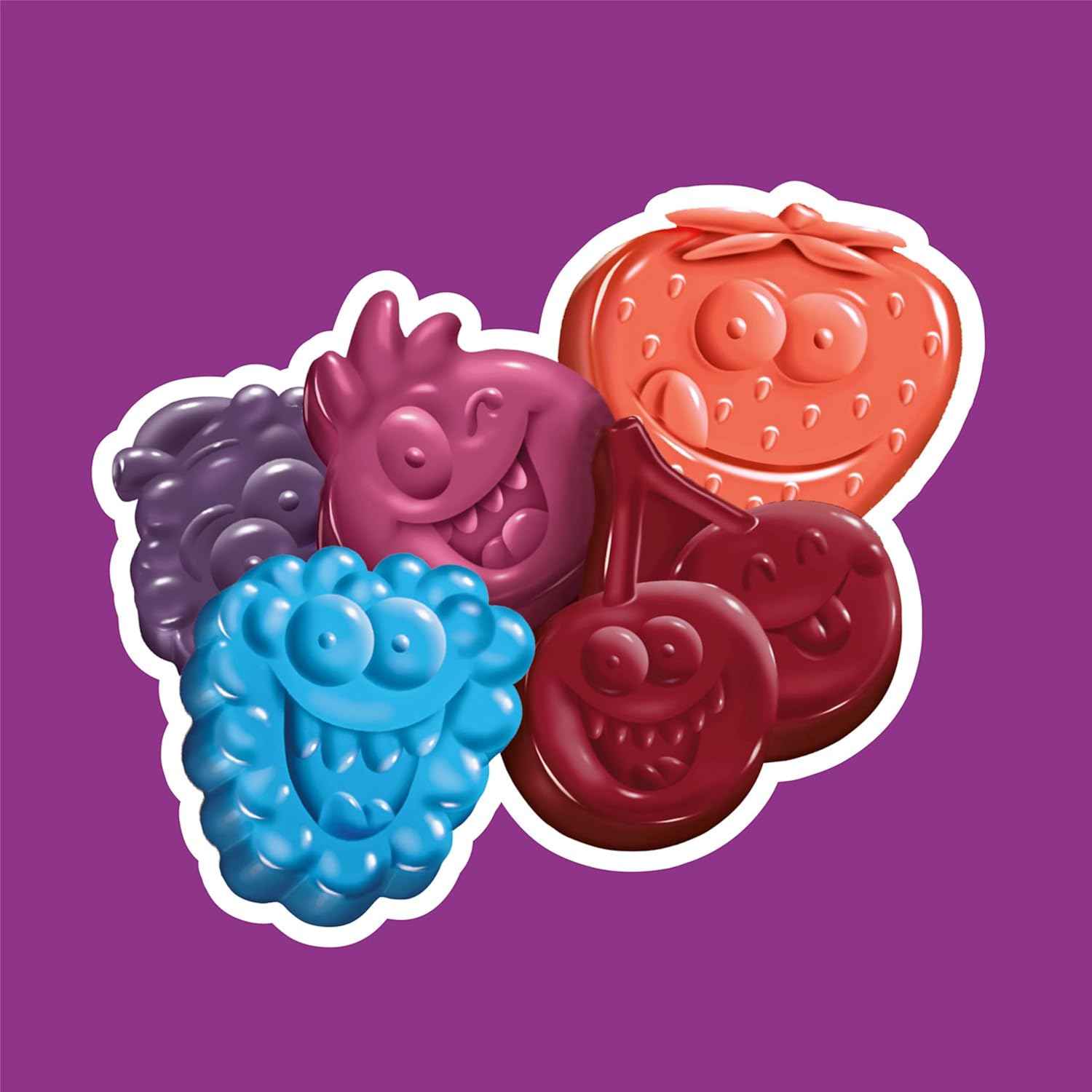 JOLLY RANCHER Very Berry Gummies – Road Trip Snack for Car Cup Holders and Long Highway Drives, 6.5 oz