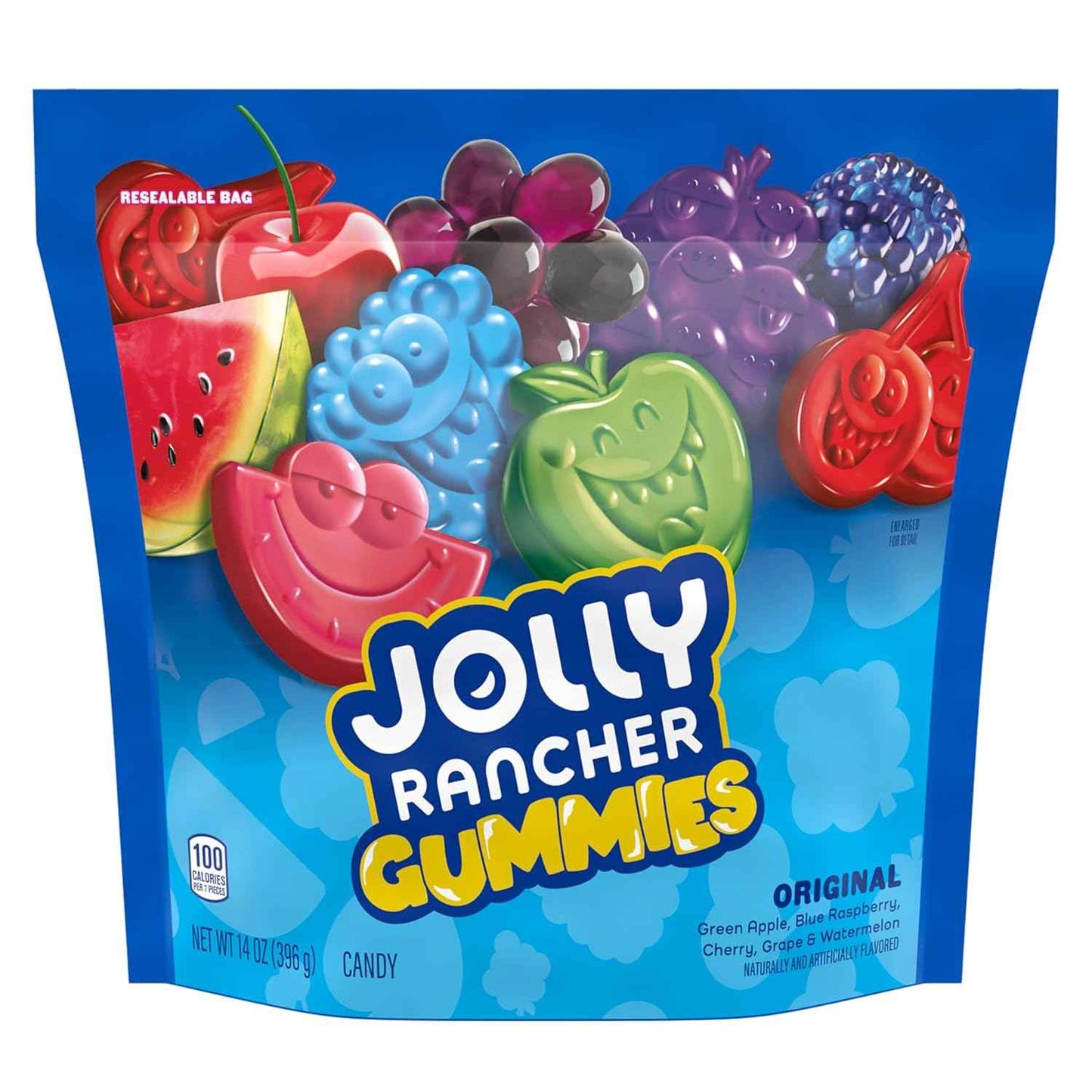 JOLLY RANCHER Gummies Assorted Fruit Flavored Candy Bag – Conference Room Snack Bowl for Meetings, Client Visits, and Team Gatherings