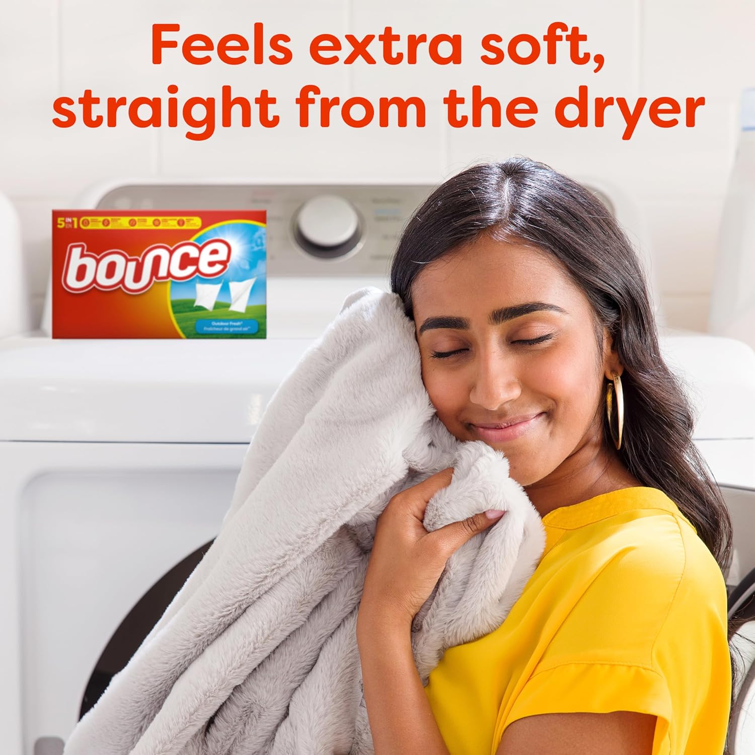 Bounce Outdoor Fresh Dryer Sheets 330ct for Yoga Room Linens, Lasting Nature-Inspired Scent