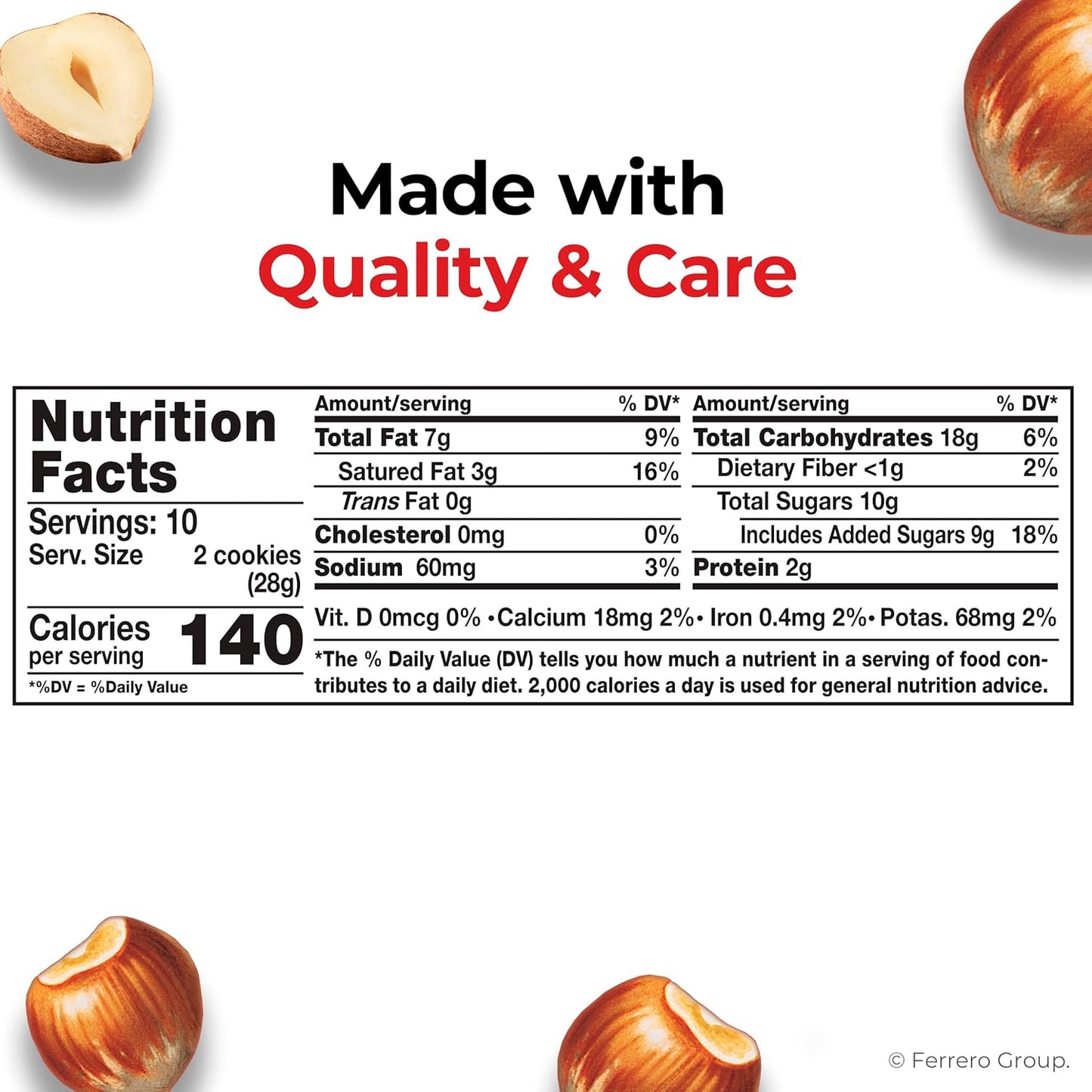 brand-aligned packaging that signals the authentic nutella taste experience