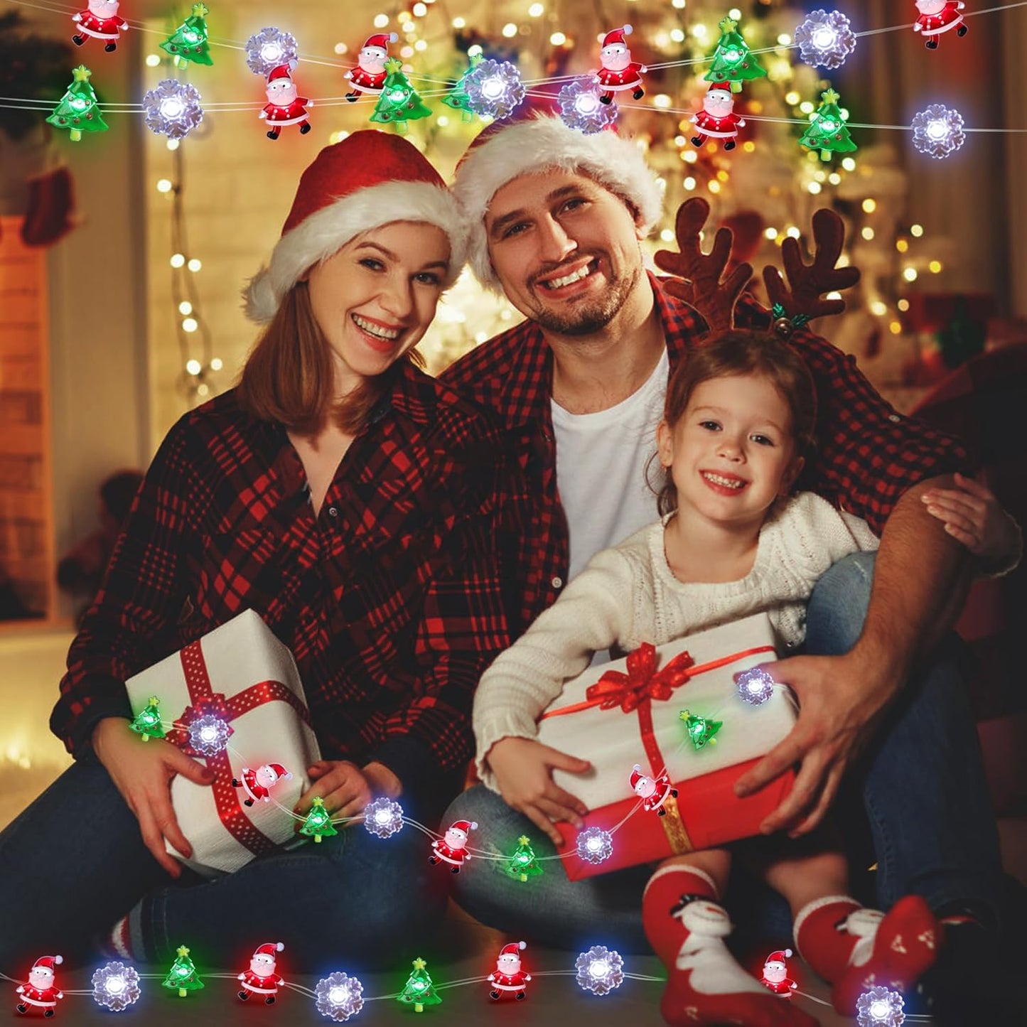 [BRAND] Flameless Battery Christmas Lights with Cool-Running LEDs – Safe Holiday Decor Around Kids, Pets, and Dried Wreaths