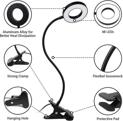 [Brand Name] Desk Reading Light – Back to School Gift for College Students, Clamp On Eye Care Lamp