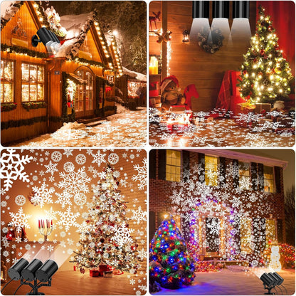[Brand] Snowflake Projector Light – Flameless, Cool-Run Holiday Lighting for Homes with Kids