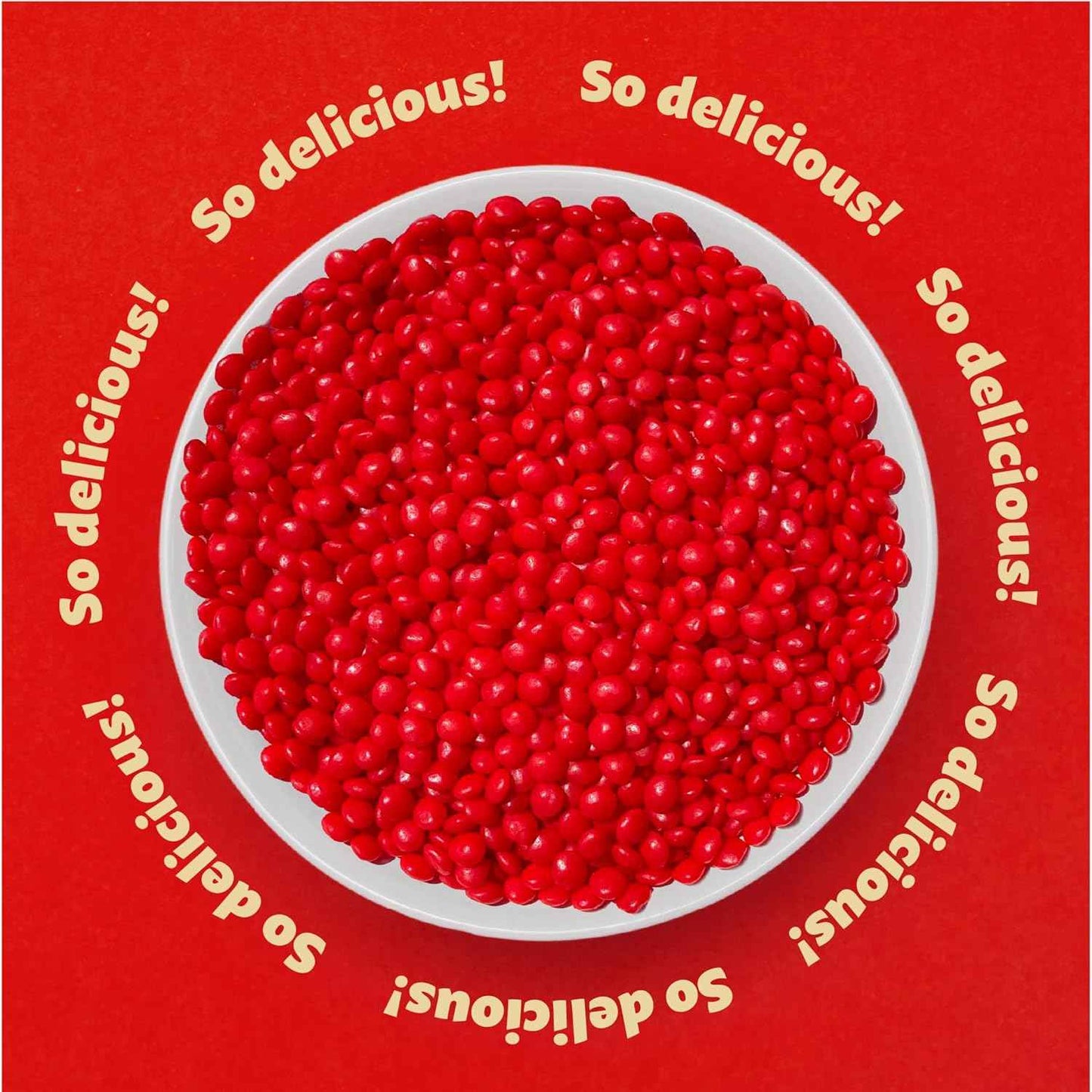 Cinnamon Imperials – Glossy Red Imperial Sweets in Bulk Bag Perfect for Cozy Coffee Bar Decor and Seasonal Snack Vignettes