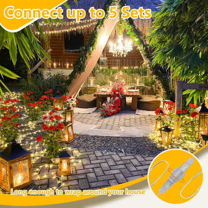 Brightown 240LED Fairy Lights 88ft – Thoughtful Birthday, Housewarming & Holiday Gift for Her with Timer & 13 Modes