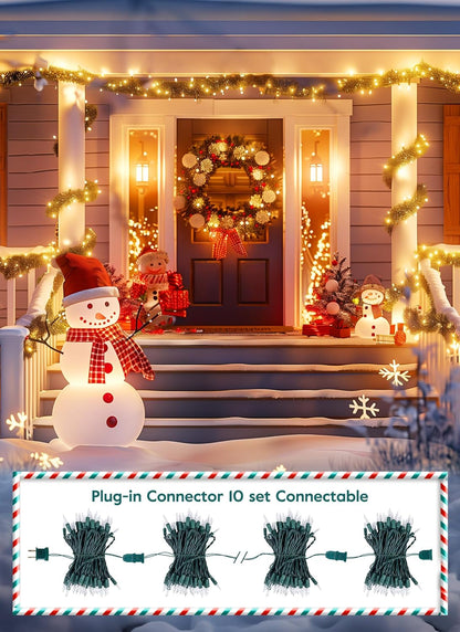 Brightown Clear String Lights 50 Count 12ft for Nursery and Playroom, Cool-to-Touch UL Certified Incandescent Bulbs for Kids' Room
