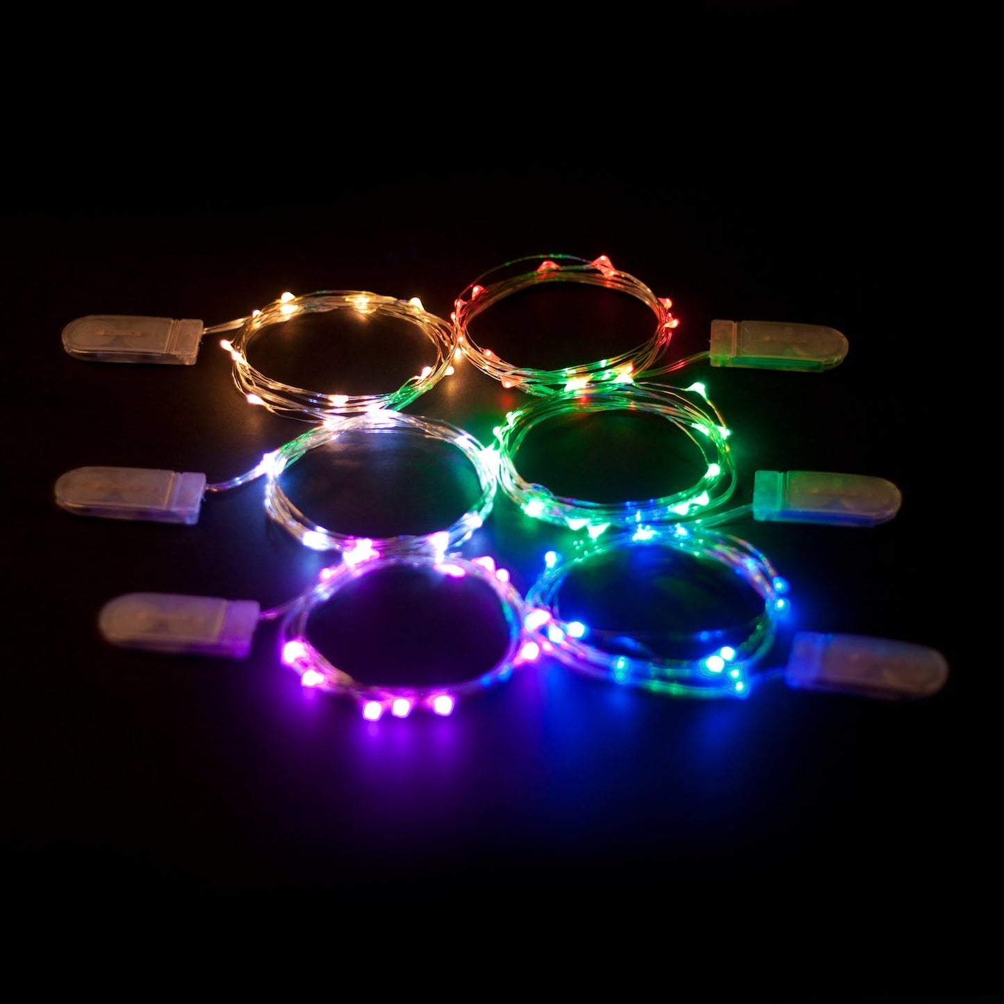 Brightown Submersible LED Fairy Lights – Safe Nursery and Kids Room Decor, Cool to the Touch Silver Wire