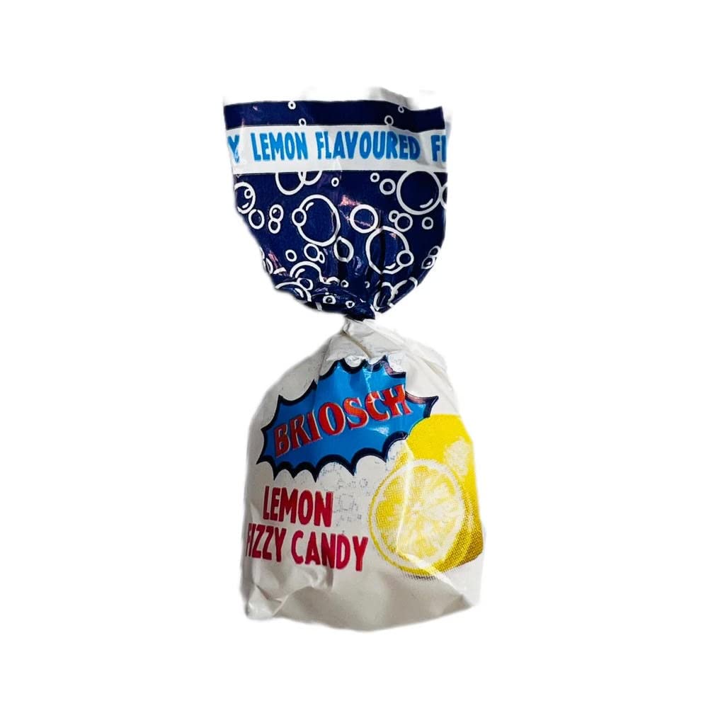 Brioschi Lemon Flavored Effervescent Digestive Italian Candies – Portable Thirst Quencher for Hiking and Picnics