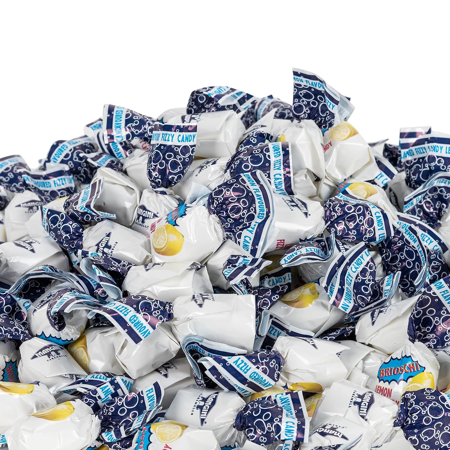 Brioschi Lemon Flavored Effervescent Digestive Italian Candies – Portable Thirst Quencher for Hiking and Picnics