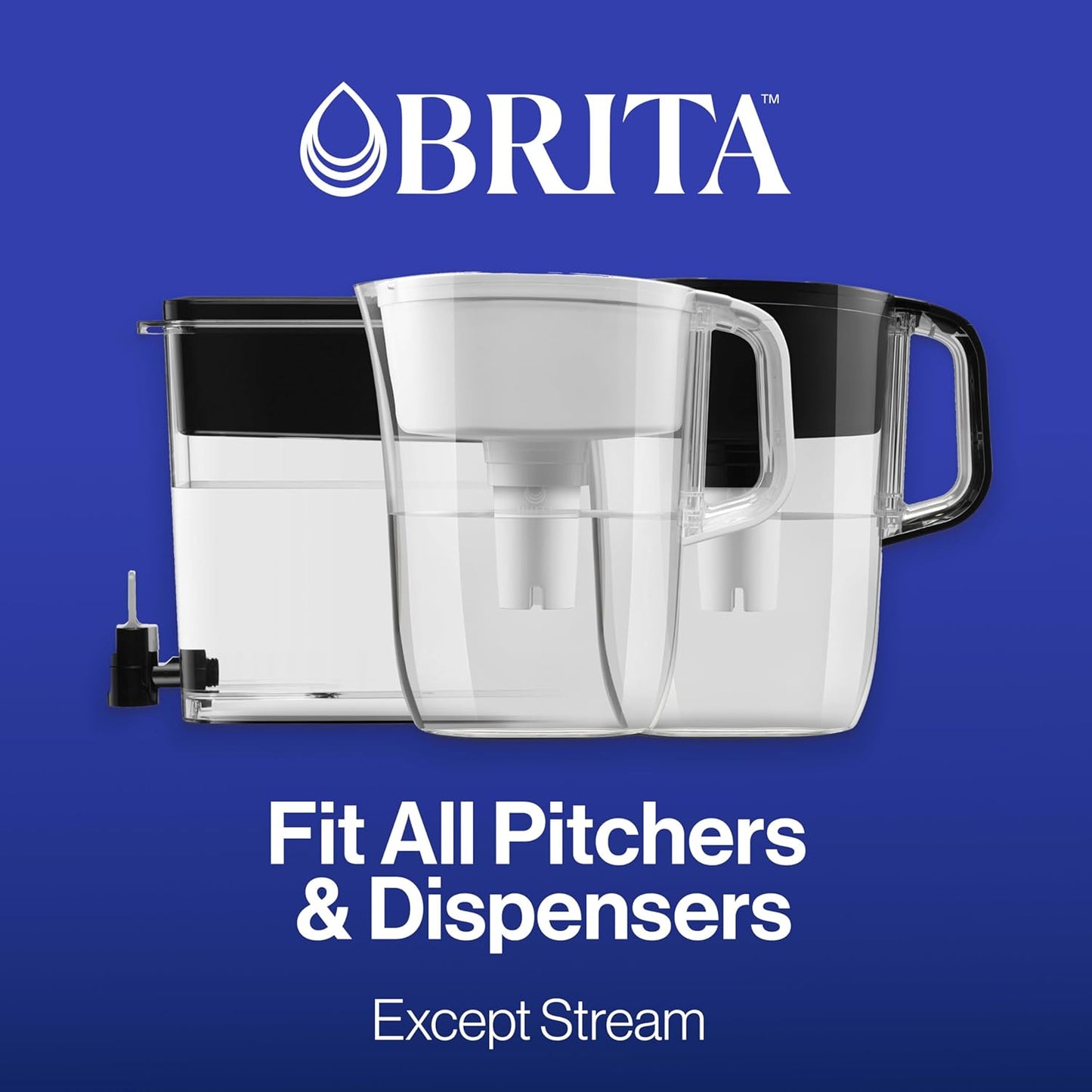 Brita Elite Water Filter Replacements for Pitchers – Practical Housewarming Gift for New Homeowners and First Apartments